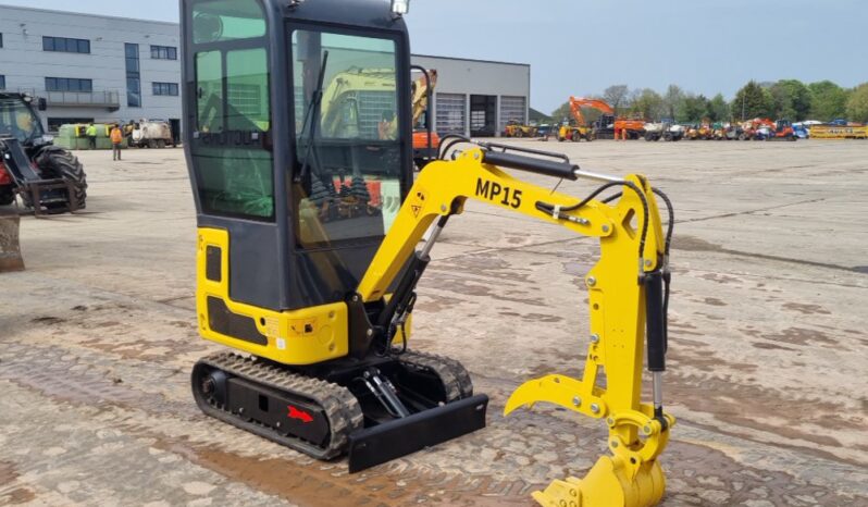2024 Machpro MP15 Micro Excavators For Auction: Leeds, UK – 30th April, 1st, 2nd & 3rd May 25 full