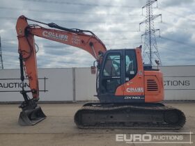 2017 Doosan DX140LCR-5 10 Ton+ Excavators For Auction: Leeds, UK – 30th April, 1st, 2nd & 3rd May 25 full