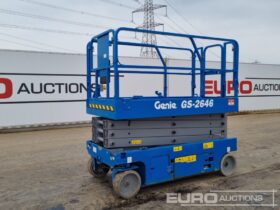 2020 Genie GS2646 Manlifts For Auction: Leeds, UK – 30th April, 1st, 2nd & 3rd May 25