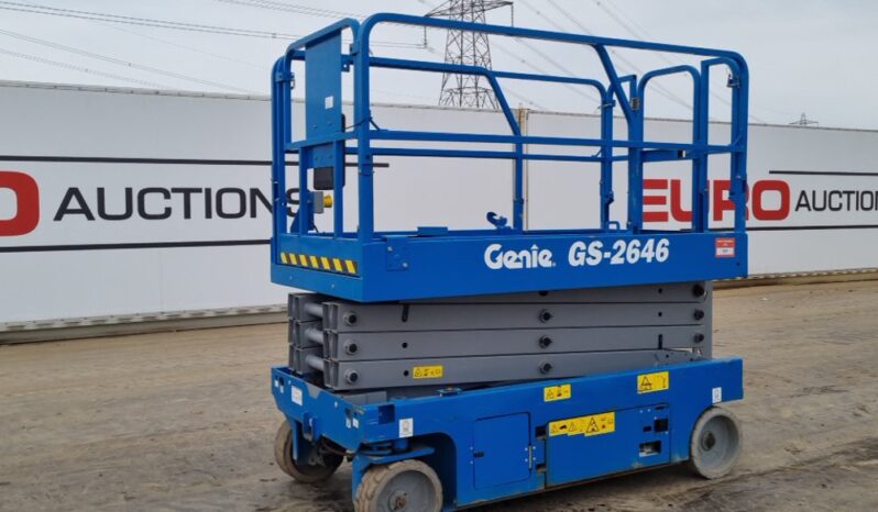 2020 Genie GS2646 Manlifts For Auction: Leeds, UK – 30th April, 1st, 2nd & 3rd May 25