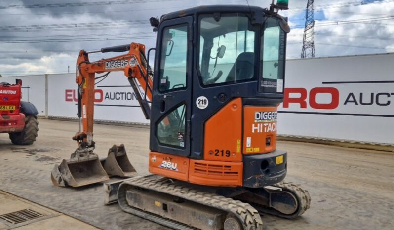 2019 Hitachi ZX26U-6 CR Mini Excavators For Auction: Leeds, UK – 30th April, 1st, 2nd & 3rd May 25 full