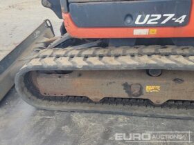 2016 Kubota U27-4 Mini Excavators For Auction: Leeds, UK – 30th April, 1st, 2nd & 3rd May 25 full