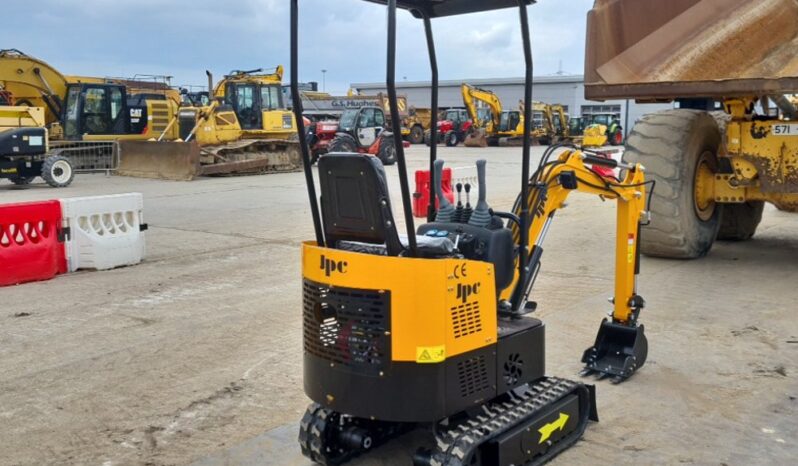Unused 2024 JPC HT12 Micro Excavators For Auction: Leeds, UK – 30th April, 1st, 2nd & 3rd May 25 full