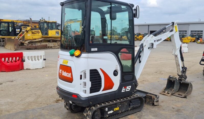 2023 Bobcat E19 Mini Excavators For Auction: Leeds, UK – 30th April, 1st, 2nd & 3rd May 25 full