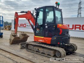 2020 Kubota U56-5 Mini Excavators For Auction: Leeds, UK – 30th April, 1st, 2nd & 3rd May 25 full