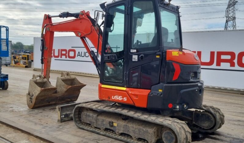 2020 Kubota U56-5 Mini Excavators For Auction: Leeds, UK – 30th April, 1st, 2nd & 3rd May 25 full