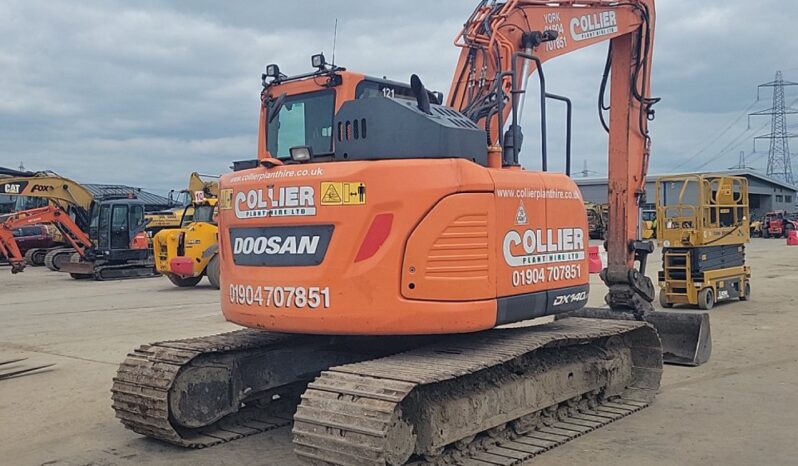 2017 Doosan DX140LCR-5 10 Ton+ Excavators For Auction: Leeds, UK – 30th April, 1st, 2nd & 3rd May 25 full