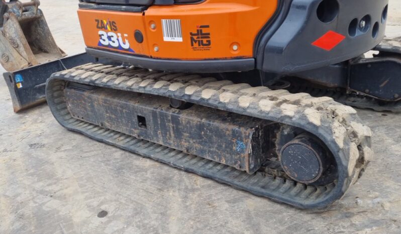 2022 Hitachi ZX33U-6 CLR Mini Excavators For Auction: Leeds, UK – 30th April, 1st, 2nd & 3rd May 25 full