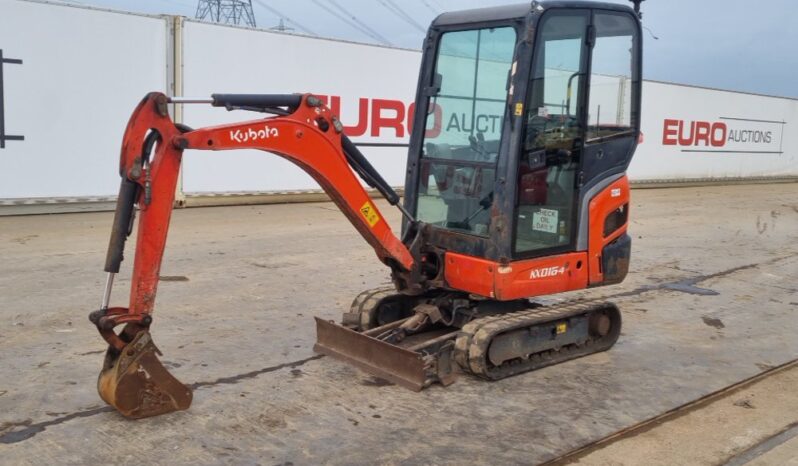 2019 Kubota KX016-4 Mini Excavators For Auction: Leeds, UK – 30th April, 1st, 2nd & 3rd May 25