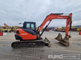 2020 Kubota KX080-4A2 6 Ton+ Excavators For Auction: Leeds, UK – 30th April, 1st, 2nd & 3rd May 25 full