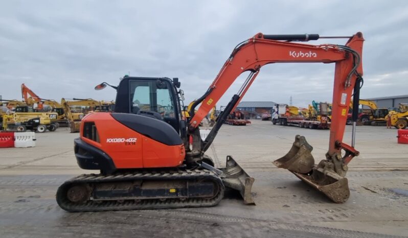 2020 Kubota KX080-4A2 6 Ton+ Excavators For Auction: Leeds, UK – 30th April, 1st, 2nd & 3rd May 25 full