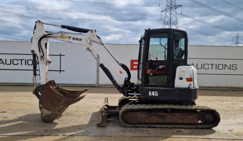 2018 Bobcat E45 Mini Excavators For Auction: Leeds, UK – 30th April, 1st, 2nd & 3rd May 25 full