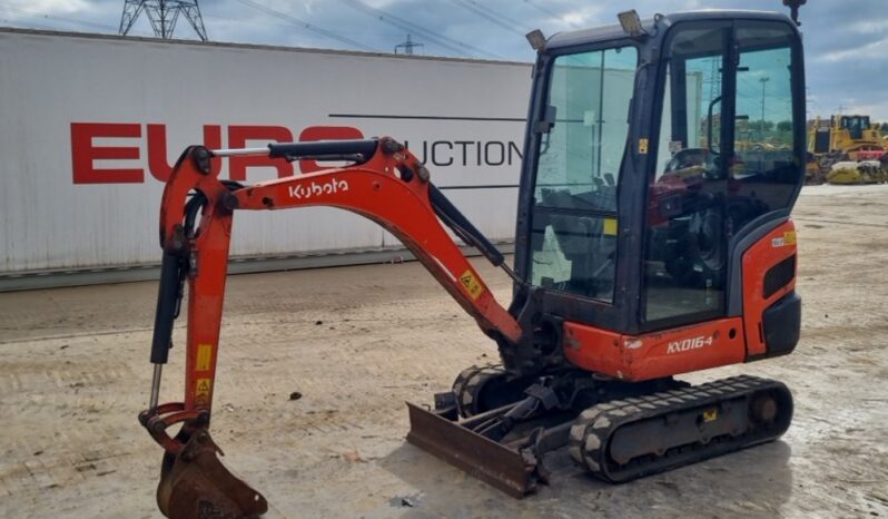2016 Kubota KX016-4 Mini Excavators For Auction: Leeds, UK – 30th April, 1st, 2nd & 3rd May 25