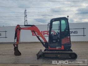 2016 Kubota U27-4 Mini Excavators For Auction: Leeds, UK – 30th April, 1st, 2nd & 3rd May 25 full