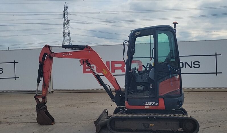 2016 Kubota U27-4 Mini Excavators For Auction: Leeds, UK – 30th April, 1st, 2nd & 3rd May 25 full