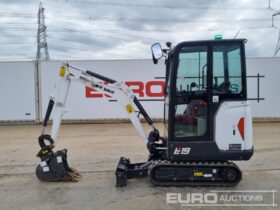 2023 Bobcat E19 Mini Excavators For Auction: Leeds, UK – 30th April, 1st, 2nd & 3rd May 25 full