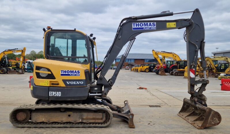 2019 Volvo ECR58D Mini Excavators For Auction: Leeds, UK – 30th April, 1st, 2nd & 3rd May 25 full