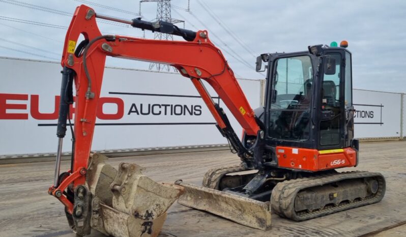 2020 Kubota U56-5 Mini Excavators For Auction: Leeds, UK – 30th April, 1st, 2nd & 3rd May 25