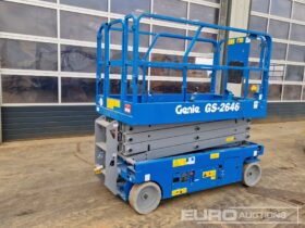 2019 Genie GS2646 Manlifts For Auction: Leeds, UK – 30th April, 1st, 2nd & 3rd May 25
