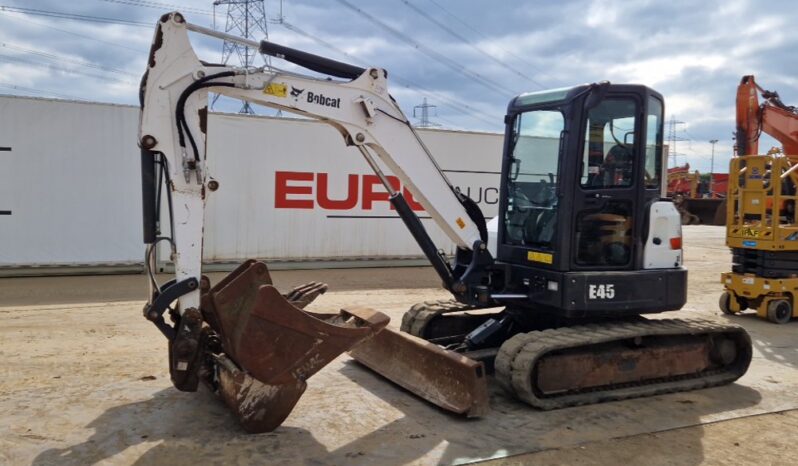 2018 Bobcat E45 Mini Excavators For Auction: Leeds, UK – 30th April, 1st, 2nd & 3rd May 25