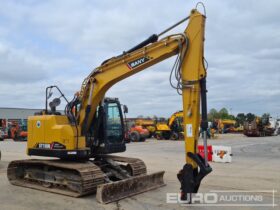 2021 Sany SY155U 10 Ton+ Excavators For Auction: Leeds, UK – 30th April, 1st, 2nd & 3rd May 25 full