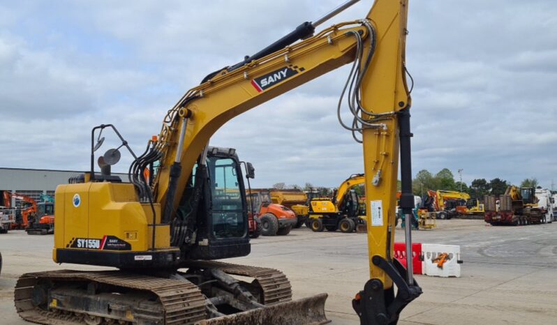 2021 Sany SY155U 10 Ton+ Excavators For Auction: Leeds, UK – 30th April, 1st, 2nd & 3rd May 25 full