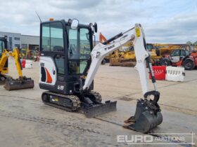 2023 Bobcat E19 Mini Excavators For Auction: Leeds, UK – 30th April, 1st, 2nd & 3rd May 25 full