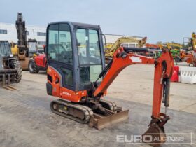 2016 Kubota KX016-4 Mini Excavators For Auction: Leeds, UK – 30th April, 1st, 2nd & 3rd May 25 full