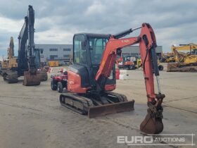 2016 Kubota U27-4 Mini Excavators For Auction: Leeds, UK – 30th April, 1st, 2nd & 3rd May 25 full