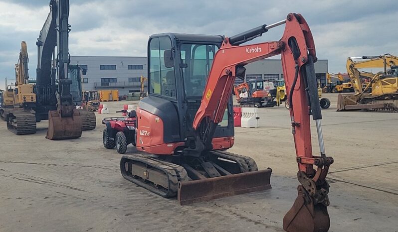 2016 Kubota U27-4 Mini Excavators For Auction: Leeds, UK – 30th April, 1st, 2nd & 3rd May 25 full