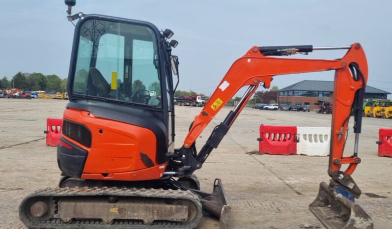 2016 Kubota U27-4 Mini Excavators For Auction: Leeds, UK – 30th April, 1st, 2nd & 3rd May 25 full