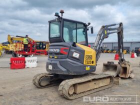 2022 Volvo ECR50F Mini Excavators For Auction: Leeds, UK – 30th April, 1st, 2nd & 3rd May 25 full