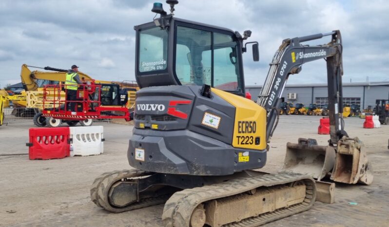 2022 Volvo ECR50F Mini Excavators For Auction: Leeds, UK – 30th April, 1st, 2nd & 3rd May 25 full
