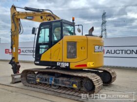 2021 Sany SY155U 10 Ton+ Excavators For Auction: Leeds, UK – 30th April, 1st, 2nd & 3rd May 25 full