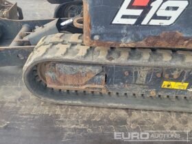 2019 Bobcat E19 Mini Excavators For Auction: Leeds, UK – 30th April, 1st, 2nd & 3rd May 25 full