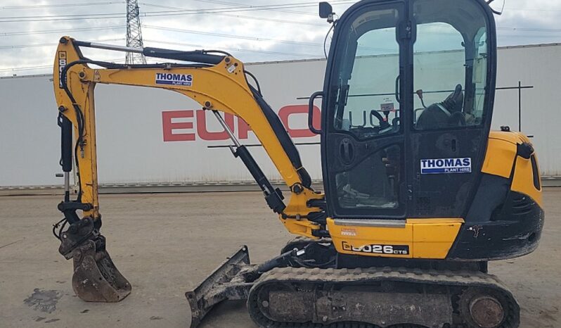 2018 JCB 8026CTS Mini Excavators For Auction: Leeds, UK – 30th April, 1st, 2nd & 3rd May 25 full