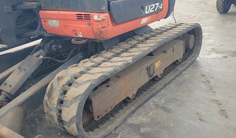 2016 Kubota U27-4 Mini Excavators For Auction: Leeds, UK – 30th April, 1st, 2nd & 3rd May 25 full