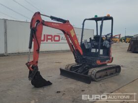 2016 Kubota U27-4 Mini Excavators For Auction: Leeds, UK – 30th April, 1st, 2nd & 3rd May 25