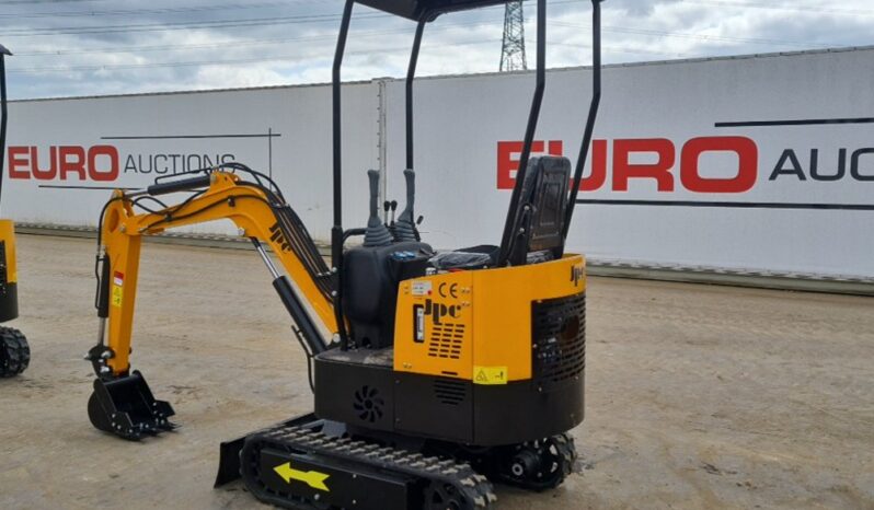 Unused 2024 JPC HT12 Micro Excavators For Auction: Leeds, UK – 30th April, 1st, 2nd & 3rd May 25 full