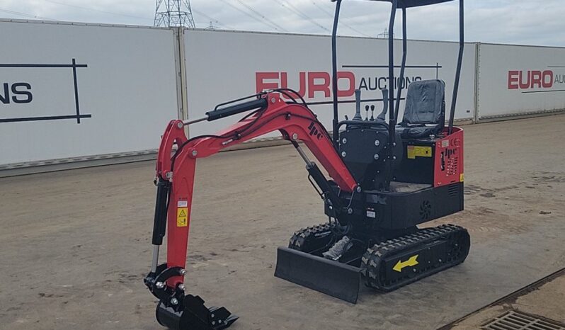 Unused 2024 JPC HT12 Micro Excavators For Auction: Leeds, UK – 30th April, 1st, 2nd & 3rd May 25