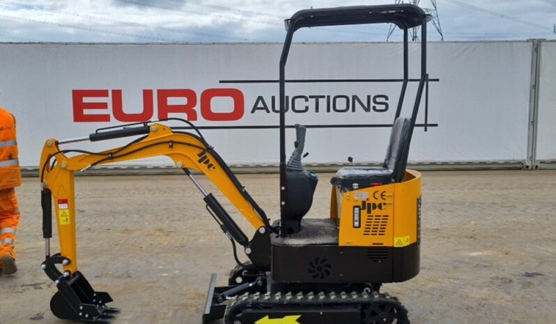 Unused 2024 JPC HT12 Micro Excavators For Auction: Leeds, UK – 30th April, 1st, 2nd & 3rd May 25 full