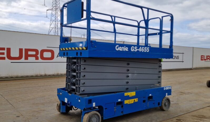 2021 Genie GS4655 Manlifts For Auction: Leeds, UK – 30th April, 1st, 2nd & 3rd May 25