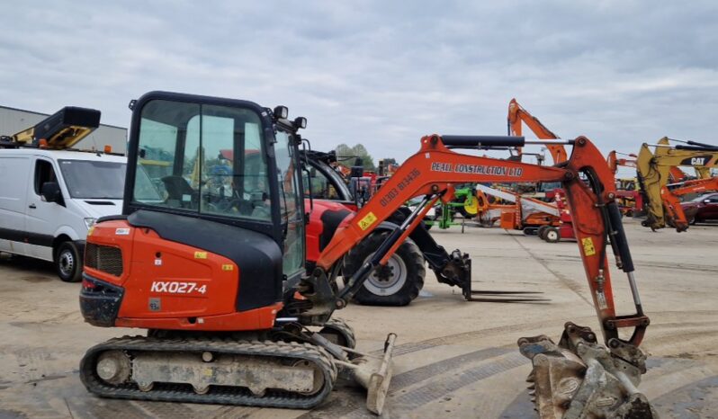 2020 Kubota KX027-4 Mini Excavators For Auction: Leeds, UK – 30th April, 1st, 2nd & 3rd May 25 full