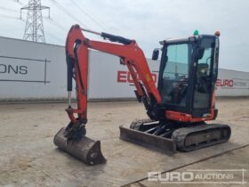 2016 Kubota U27-4 Mini Excavators For Auction: Leeds, UK – 30th April, 1st, 2nd & 3rd May 25