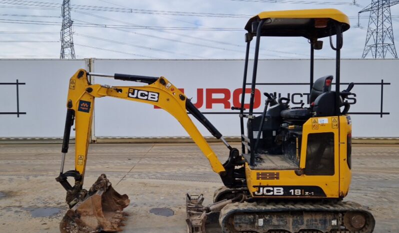 2020 JCB 18Z-1 Mini Excavators For Auction: Leeds, UK – 30th April, 1st, 2nd & 3rd May 25 full