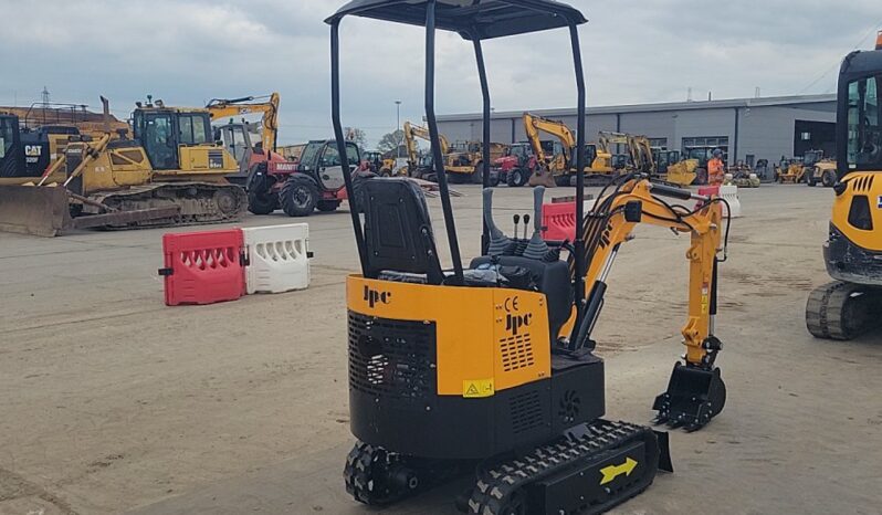 Unused 2024 JPC HT12 Micro Excavators For Auction: Leeds, UK – 30th April, 1st, 2nd & 3rd May 25 full