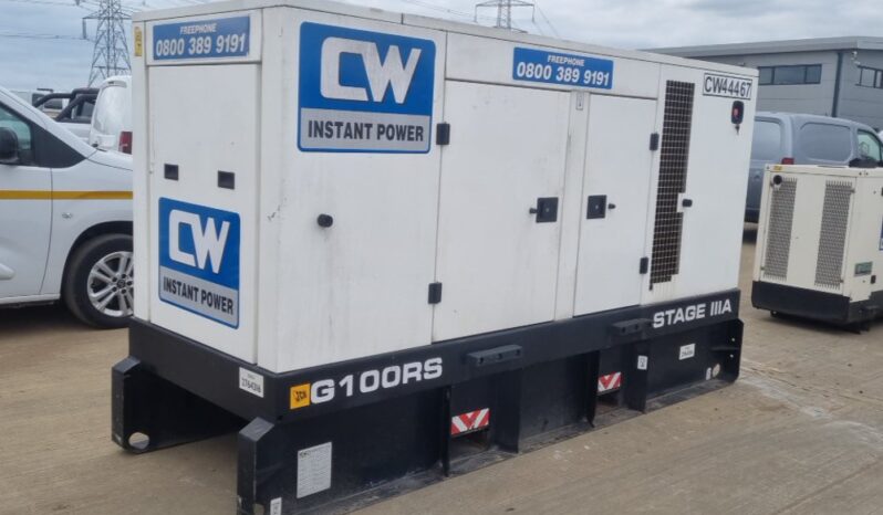 2019 JCB G100RS Generators For Auction: Leeds, UK – 30th April, 1st, 2nd & 3rd May 25 full