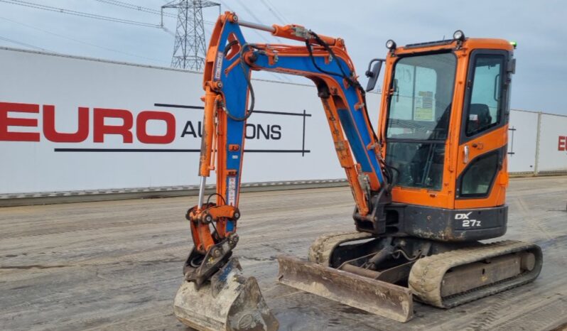 2018 Doosan DX27Z Mini Excavators For Auction: Leeds, UK – 30th April, 1st, 2nd & 3rd May 25