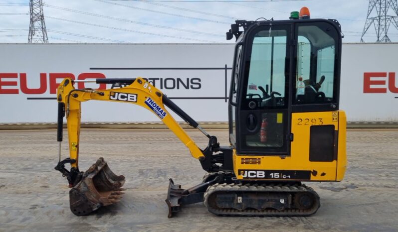 2019 JCB 15C-1 Mini Excavators For Auction: Leeds, UK – 30th April, 1st, 2nd & 3rd May 25 full