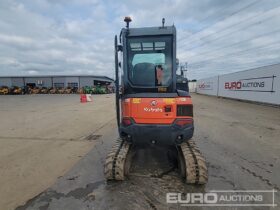 2016 Kubota U27-4 Mini Excavators For Auction: Leeds, UK – 30th April, 1st, 2nd & 3rd May 25 full